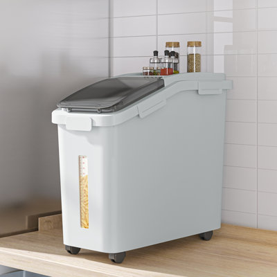 Balconera 11.4 Gallons Rectangle Plastic Food Storage Container