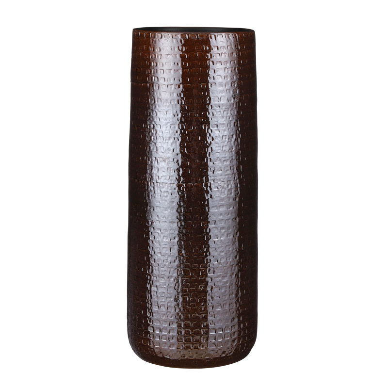 Ischua Handmade Ceramic Table Vase, Brown