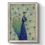 «Blue Peacock I» - impression sur toile encadrée-737952507