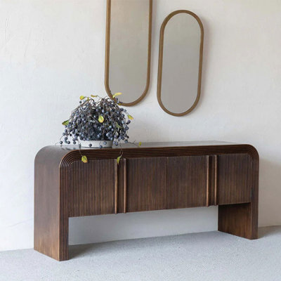 Retro Multifunctional Console Table