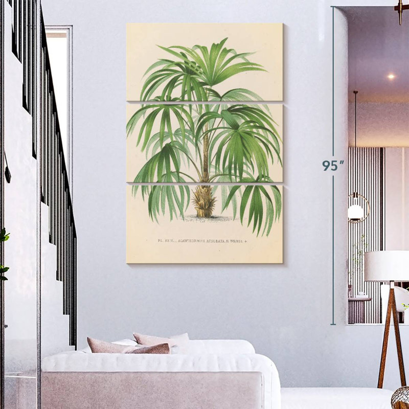Palmier II, 57" H x 36" W