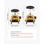 Tabouret roulant Rolling Shop