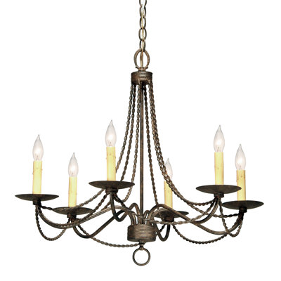 Ambree 6 - Light Dimmable Empire Chandelier