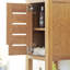 Solid Wood Wall Linen Cabinet
