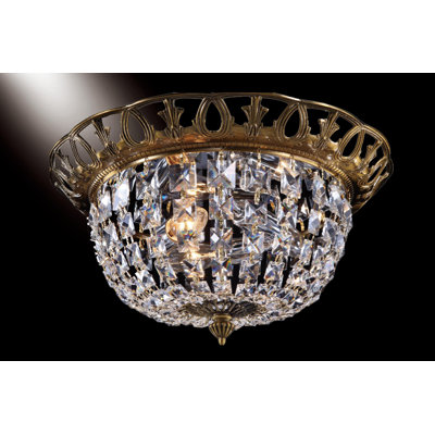 Plafonnier encastré 13 po 2 lumières Faiza