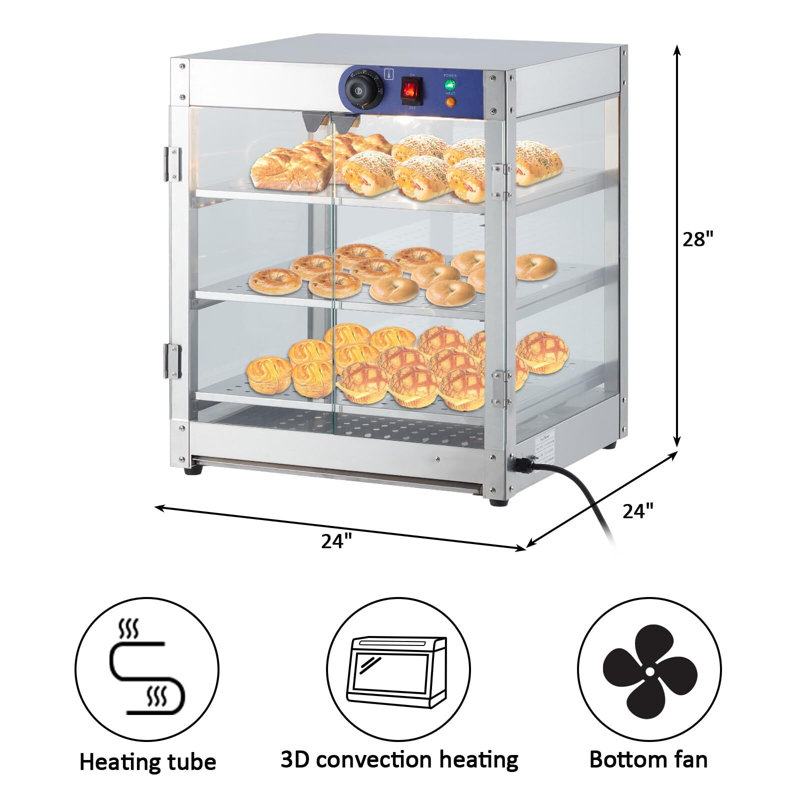 Vitrine en acier inoxydable