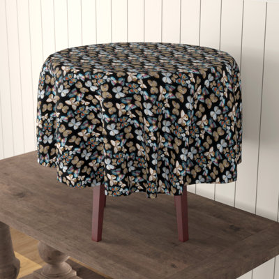 Annika Geometric Round Tablecloth