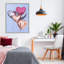 «Vibrant Heart Ballons», estampe numérique, conception de Michael Willett-993577678-993577679