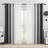Mix & Match Ombre Blackout Curtains 4 Pcs Set - 2 Pcs Leaf Sheer Lace & 2 Pcs Ombre Blackout Room Darkening Window Curtains for Bed Room Living Room 84 Inch Long Grommet Thermal Insulated Sunlight Blocking Noise Reducing -447374053-447374055