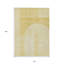 Tapis intérieur lavable à motif géométrique ivoire et jaune 10 pi x 14 pi