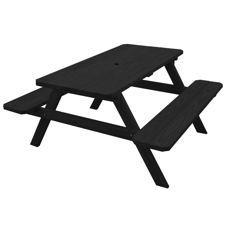 Driscilla Patio Dining Set with Rectangular Table, Charcoal, 55 x 60 x 30