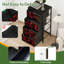 Commode à 4 tiroirs pour la chambre à coucher Élégants lys rouges Dentelle dorée Détails Petite petite commode à vêtements pour organisateurs de placard avec commode