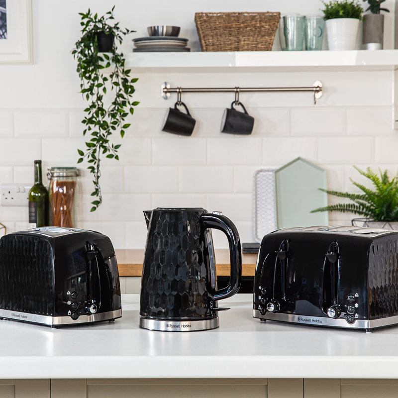 Honeycomb Rapid Boil 1.7L Kettle, Black