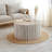 Wood Top Coffee Table with Solid Base-2145303859