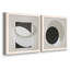 Moderniste Neutre III, ensemble de 2 reproductions d'art sur toile encadrées-1143163484-1143163463