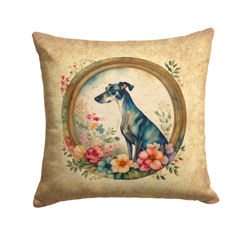 Coussin décoratif intérieur / extérieur en polyester , H 18 po x l 18 po x P 4 po