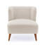 Fauteuil d'appoint Veda Boucle - blanc laiteux