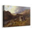 Paysage de montagne avec des cavaliers-Hans Gude-Toile tendue avec châssis-c. Milieu du 19e siècle-1504966922