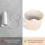 Lampe de table en céramique blanche-659439251