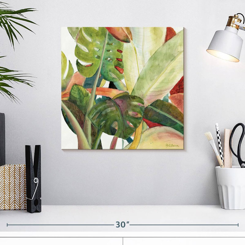Harnek Tropical Lush Garden Square I, H 16 po x l 16 po