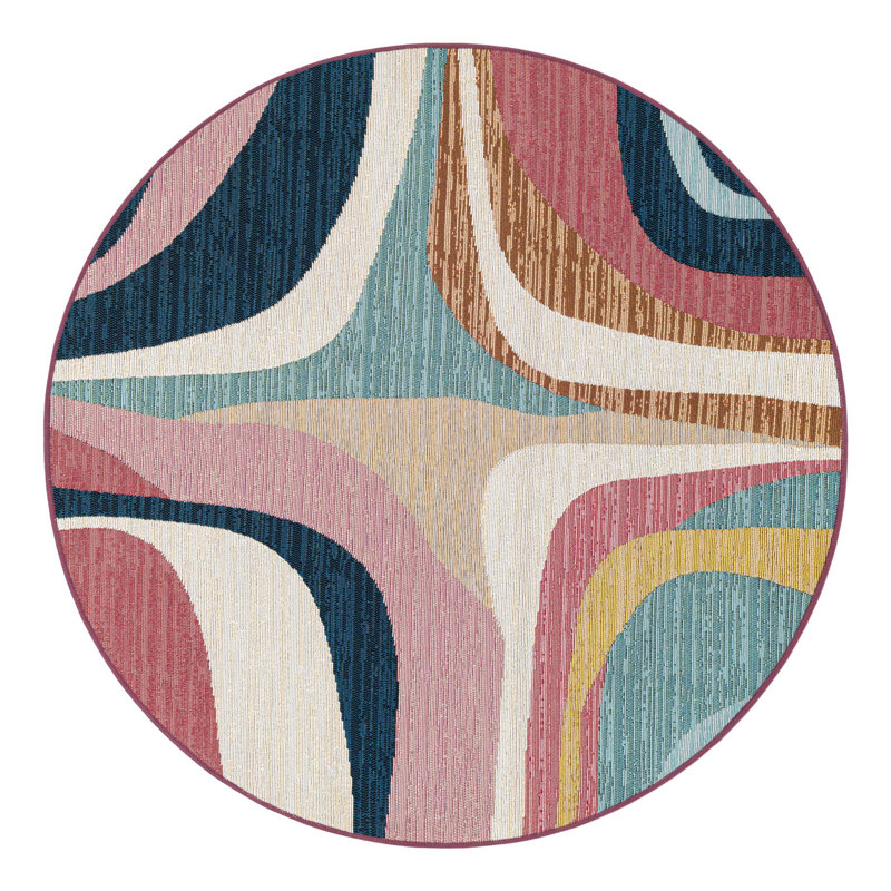 Tapis ardoise ardoise, Round 4'1"