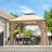 Outdoor Soft Top Gazebo With Double Roof, Canopy Gazebo With Mosquito Netting And Curtains-126354361