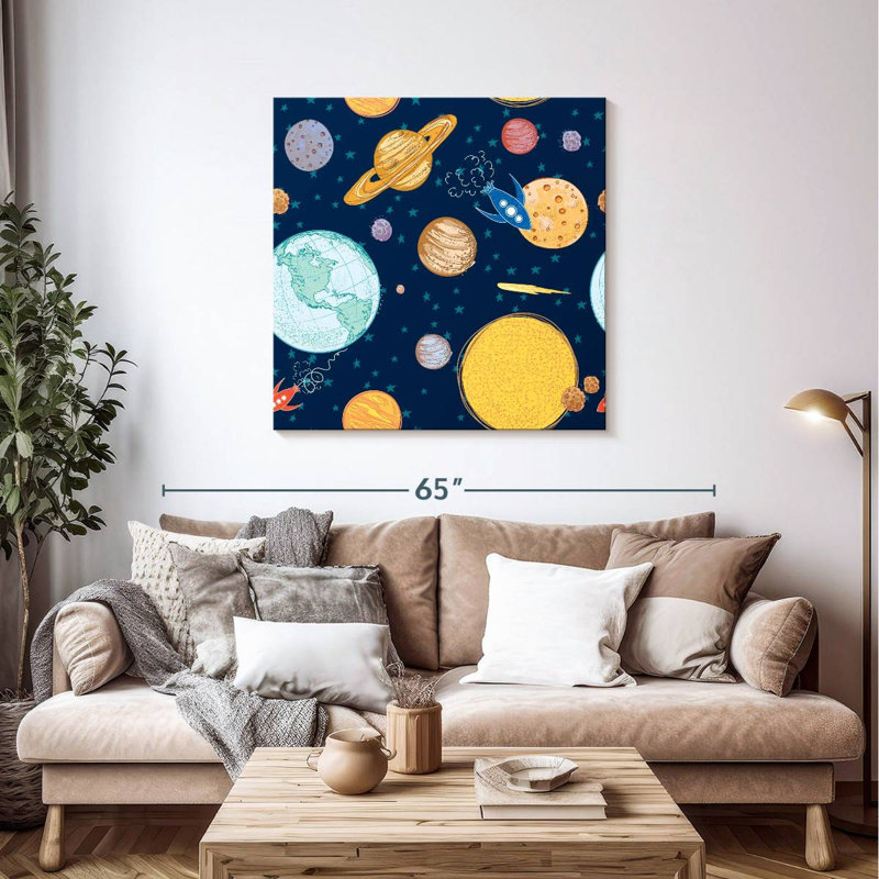 Oberle Space Journey Pattern, 39'' H x 39'' W
