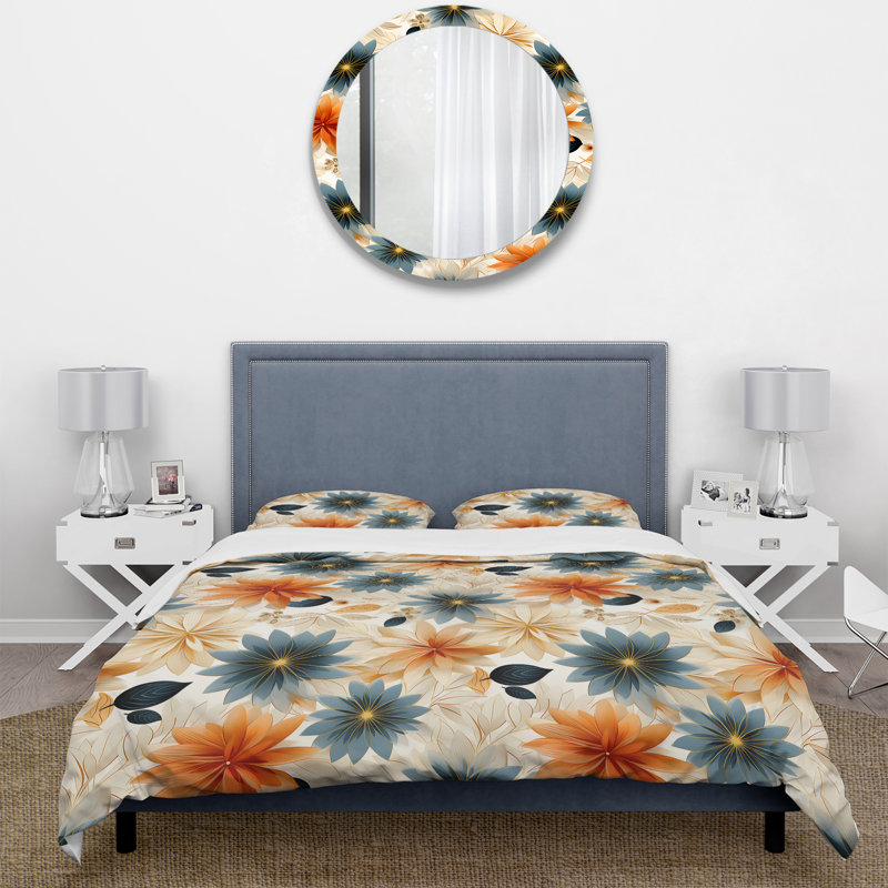 Ensemble de housse de couette Earthy Mandala Ii Boho, Housse de couette pour très grand lit et 2 très