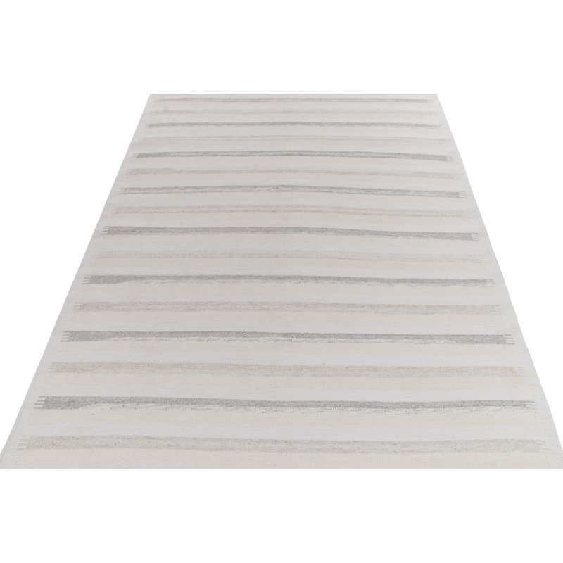 Scandinavian Wool Geometric Area Rug, Rectangle 10' x 14'
