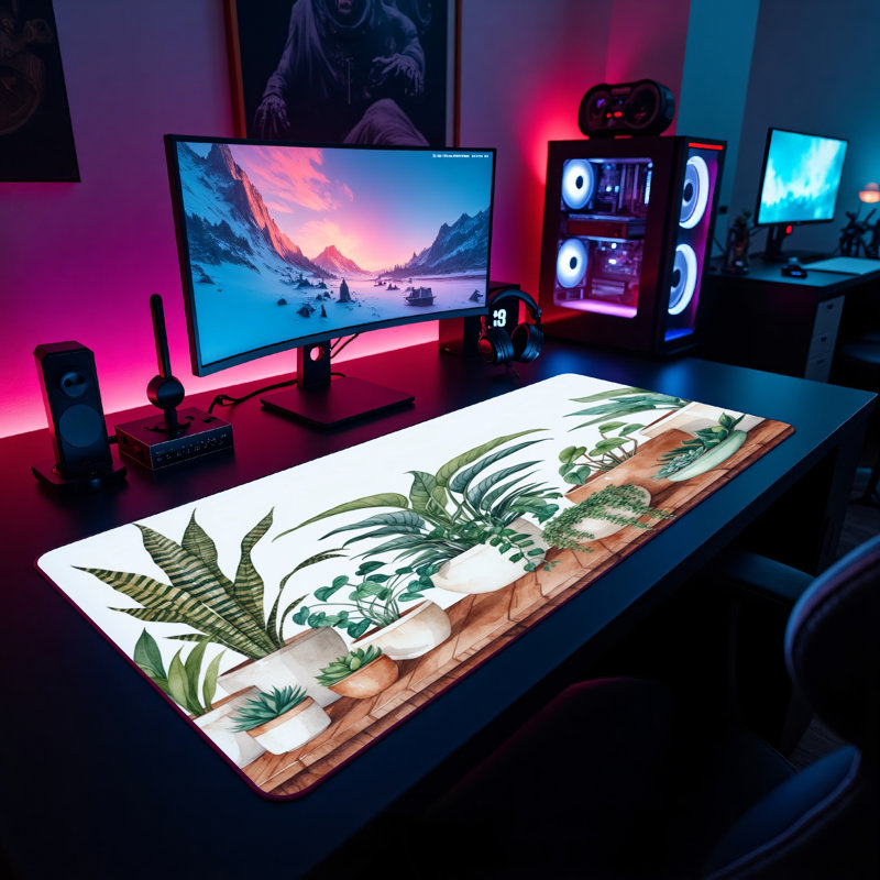 Polyester Desk Pad, 23.6x13.8