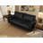 Covington 70'' Faux Leather Square Arm Sofa-1648584839