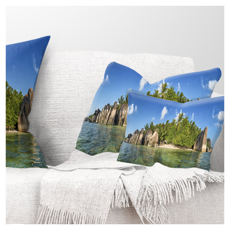 Coussin lombaire en mer anse lazio beach seychelles