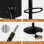 Swivel Upholstered Adjustable Height Bar Stool