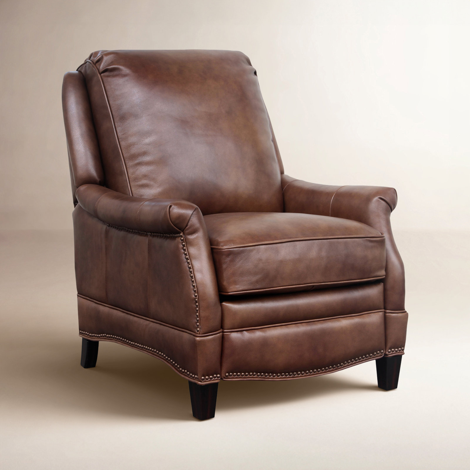 Dunlevy Recliner, Wenlock Tawny Split Grain Leather