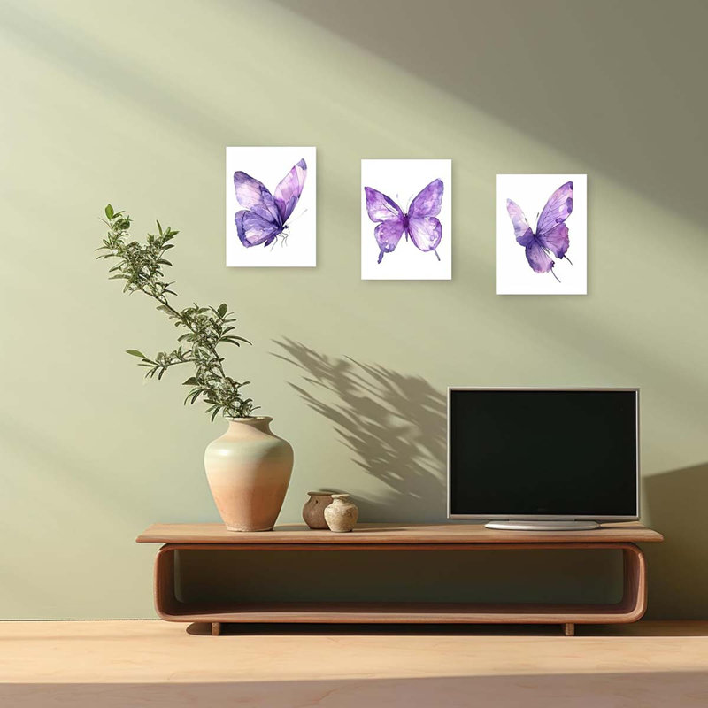 3 Piece Wrapped Canvas Print, 60 cm H x 40 cm W