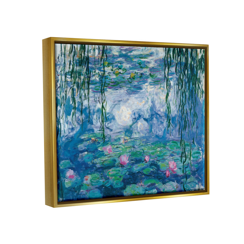 Art classique sur toile, "Les Nymphéas classiques" par Claude Monet, H 25 po x l 31 po x P 1,7 po