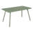 Luxembourg Rectangular Metal Outdoor Dining Table With Umbrella Hole , in. W in. D-86001425-86001429