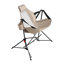 Chaise hamac pliante portative kaki avec structure en acier