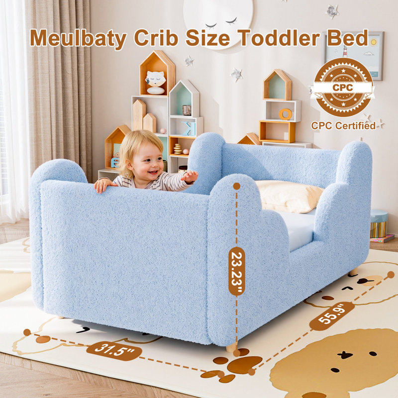 Toddler Bed, Blue
