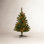 The Holiday Aisle® Kingswood Fir Pencil Tree with Multicolor Lights