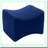 ErgoAlign Memory Foam Knee Pillow - Orthopedic Support for Side Sleepers, Back Pain Relief, Spine Alignment, Machine Washable Cover, Knee Wedge for Deep Sleep