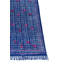 Tapis bleu en coton tissé à plat à la main Crickhollow-139110667