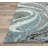 Farmerville Abstract Blue/Gray/Ivory Shag Area Rug-803599476