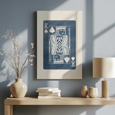 Denim King Card Wrapped Canvas
