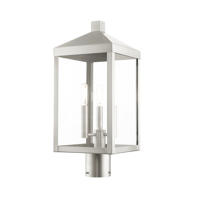 Inniss Transparent Lantern Head, Brushed Nickel