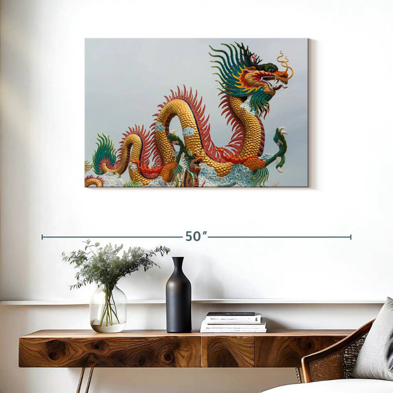 Kelan Korean Dragon, 24" H x 36" W