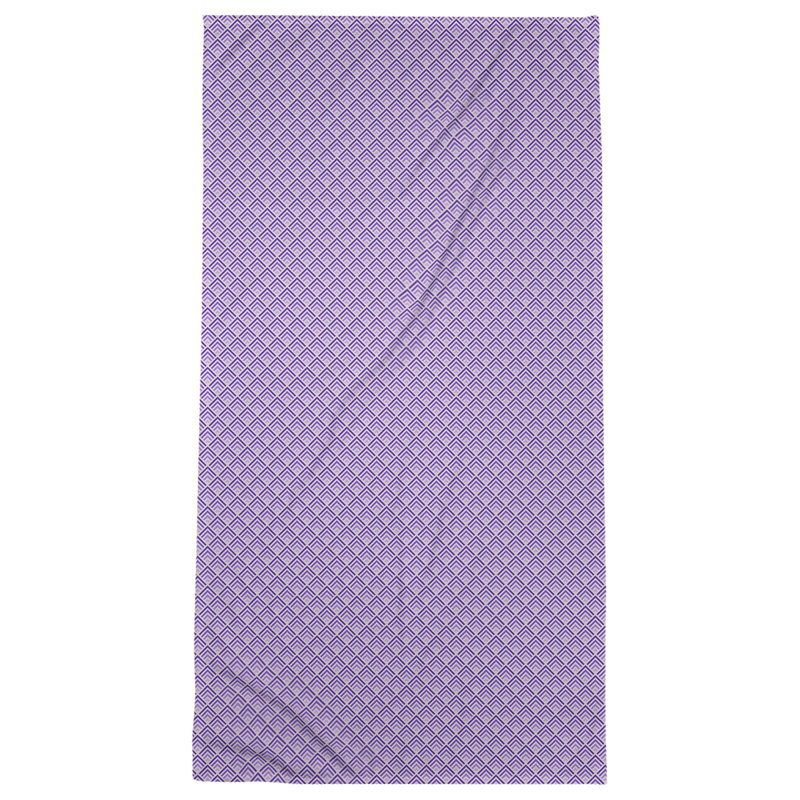 Serviette de bain géométrique katelyn elizabeth, Rose / Mauve