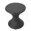 Élégante table d'appoint en osier pour la décoration du jardin