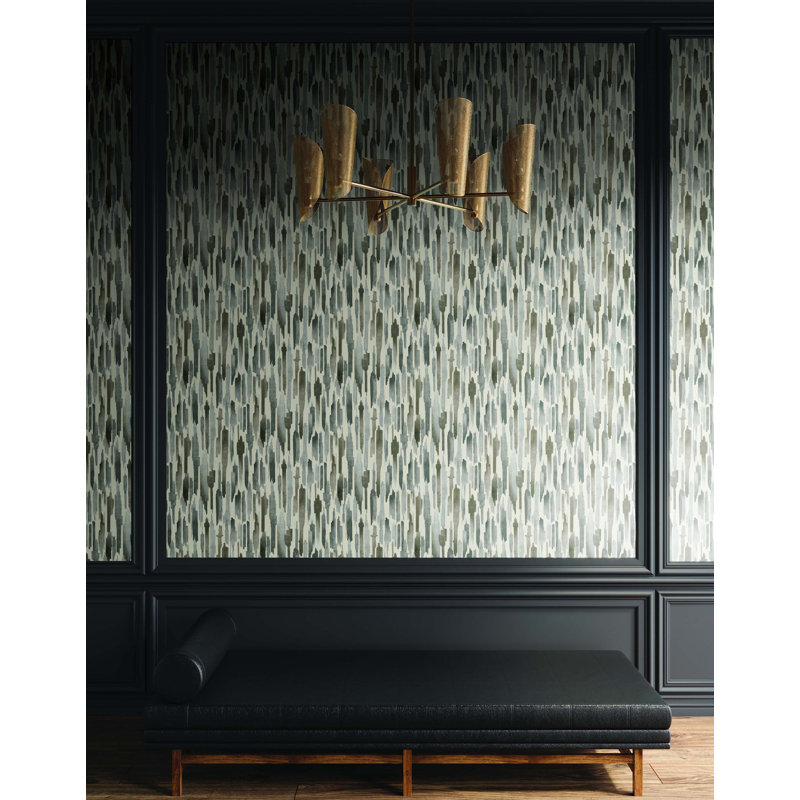 Pluie Wallpaper Roll, Charcoal