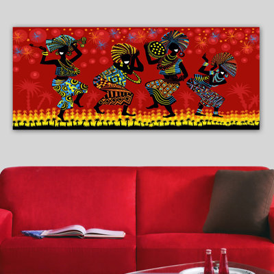Superbe peinture sur toile décorative de 19,7 po x 47,2 po | 100% toile, cadre 100% bois (épaisseur: 1,2 po) | Idéal pour le salon, la chambre à coucher et le bureau | Couleurs éclatantes et conception unique